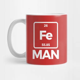 Funny Science Chemistry Element Fe Man T-shirt Mug